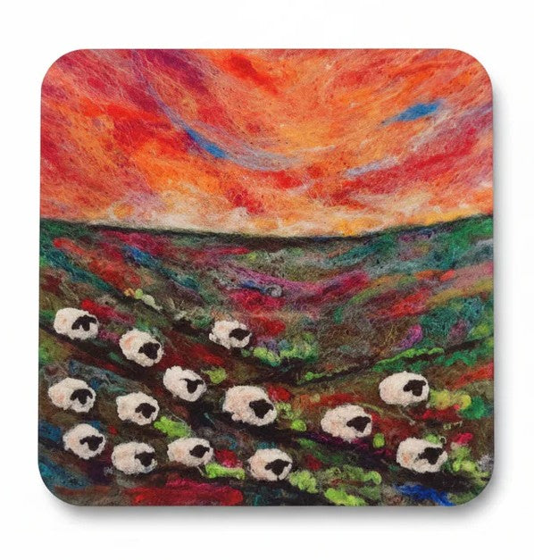 Blue Mouse Art coasters