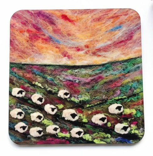 Blue Mouse Art coasters