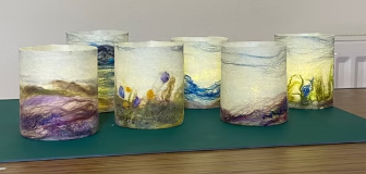 Wet-Felted tealight shade workshop - Sat 26th Sept 2026, 10:00-16:30