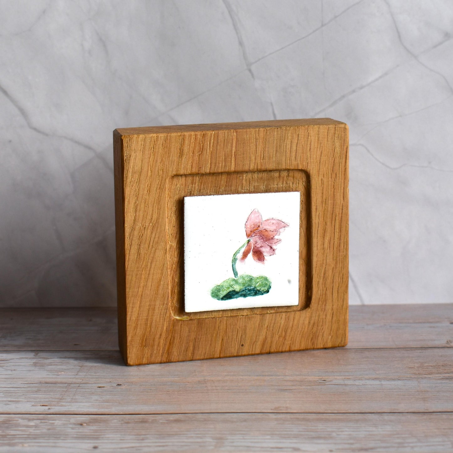 Enamelled art panel