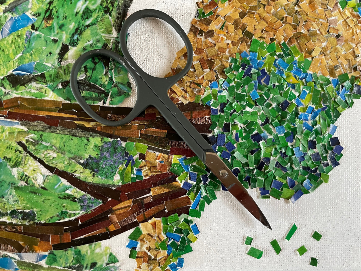 Recycled collage art workshop - Sat 13th June 2026, 13:30-16:30