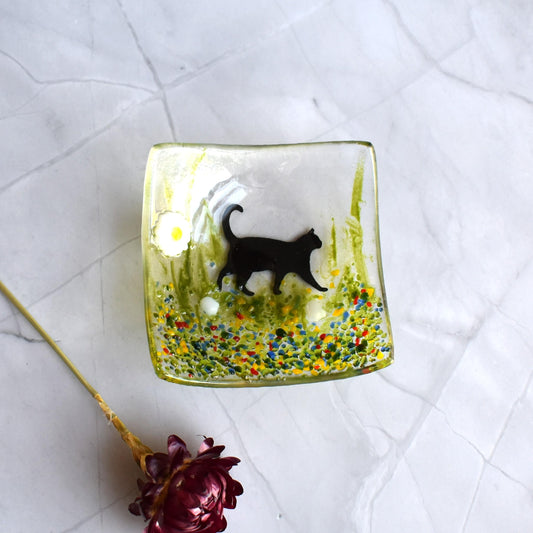 Fused glass dishes