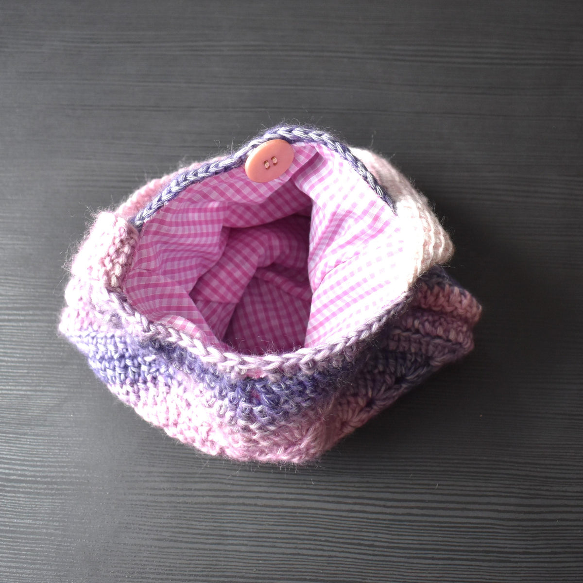 Crocheted star bag