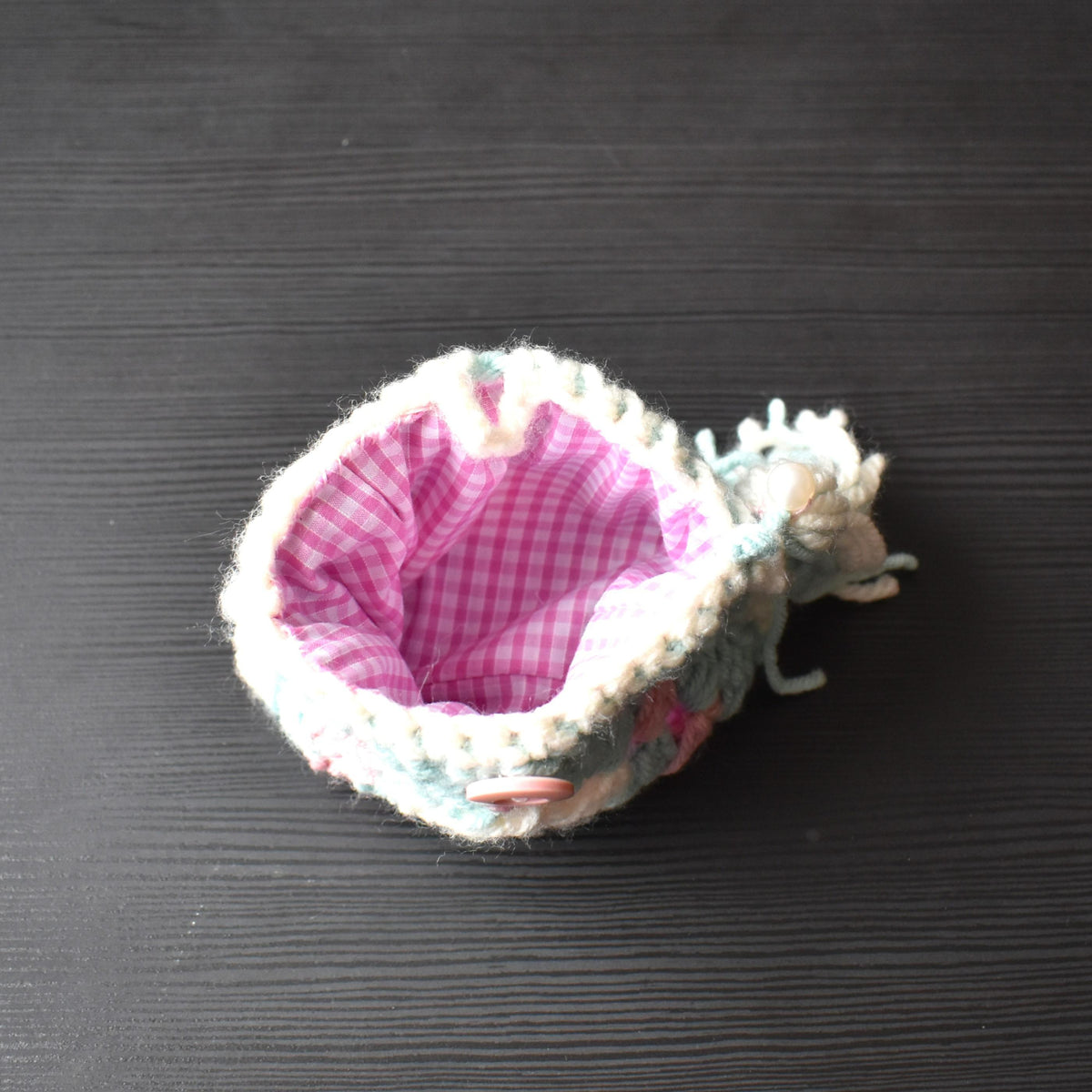 Crocheted purse