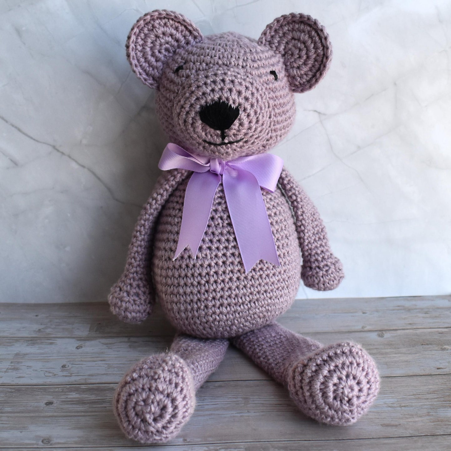 Crocheted bear (large)
