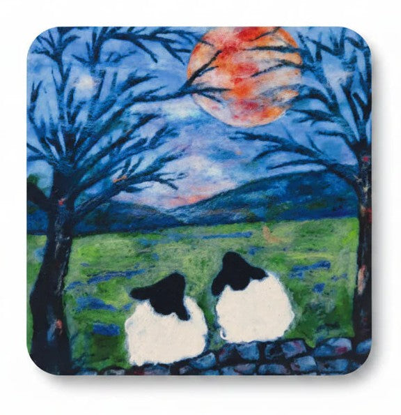 Blue Mouse Art coasters