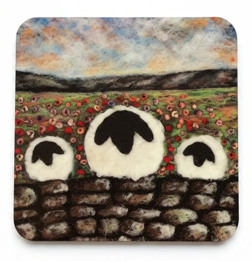 Blue Mouse Art coasters