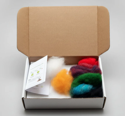 Needle felt kit - Poppy Field