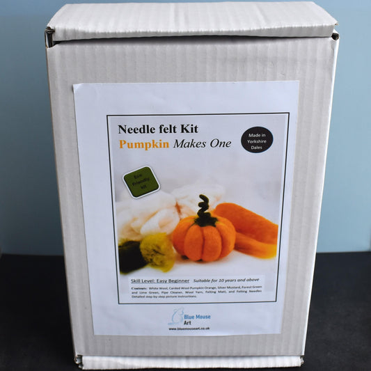 Needle felt kit - Pumpkin