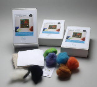 Needle felt kit - Three Little Sheep