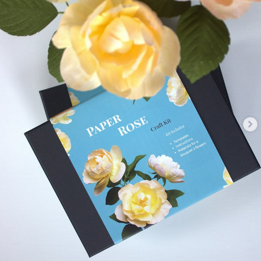 Paper flower craft kits