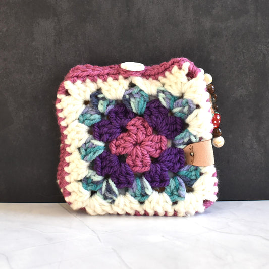 Crocheted purse