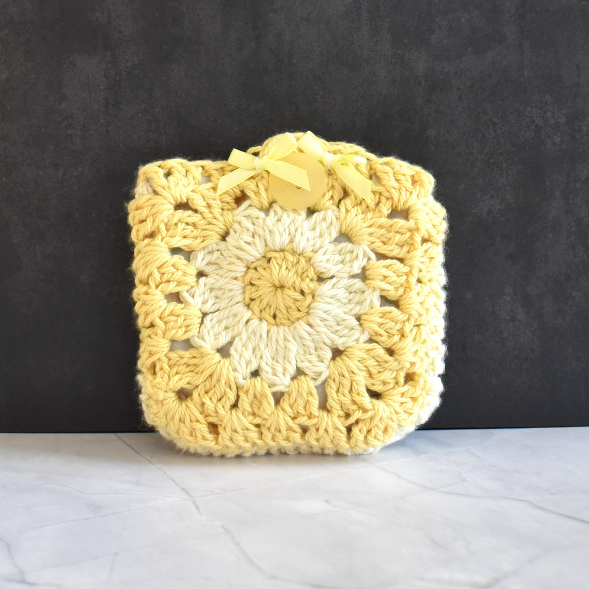Crocheted purse