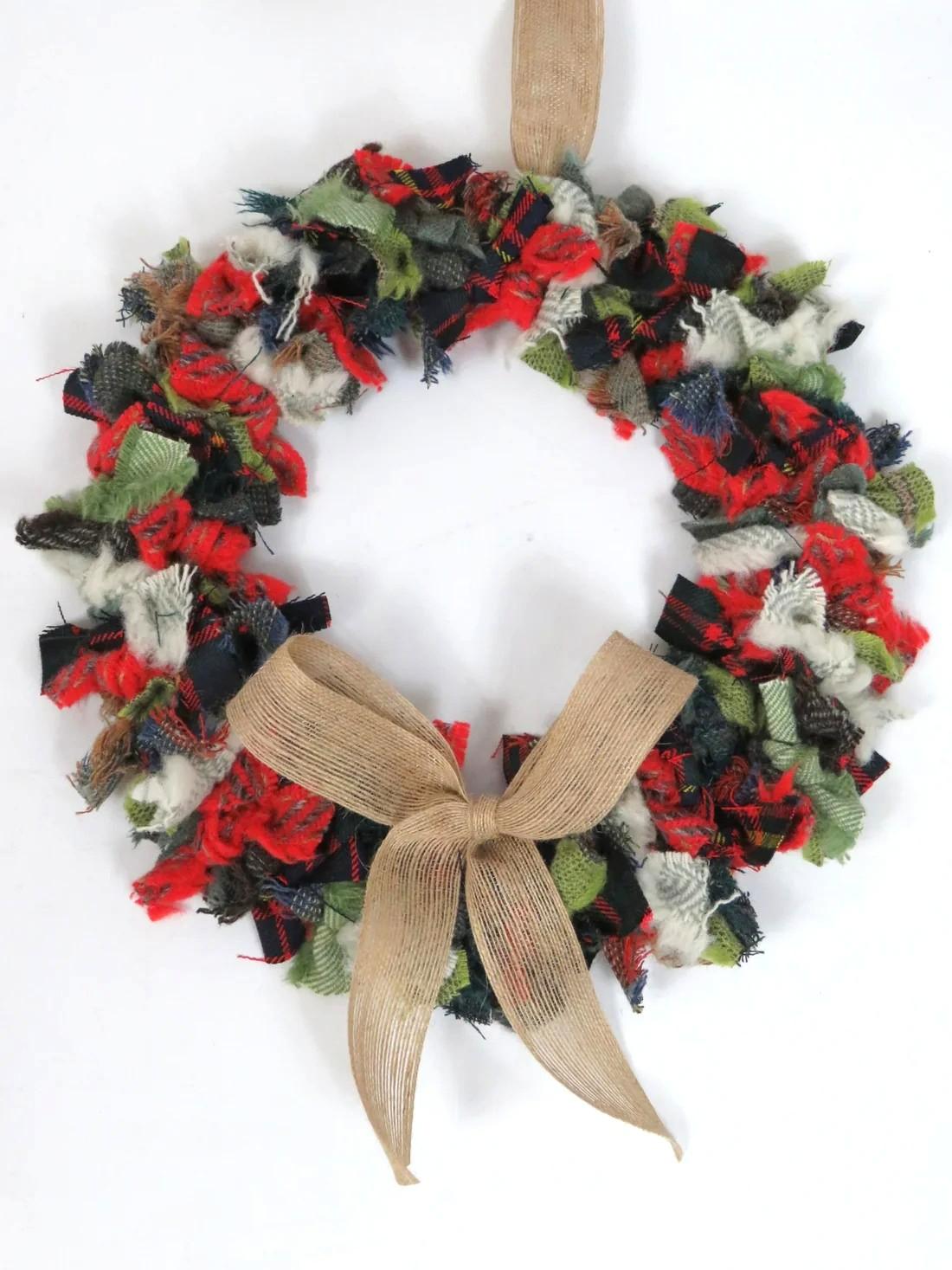Rag wreath kit