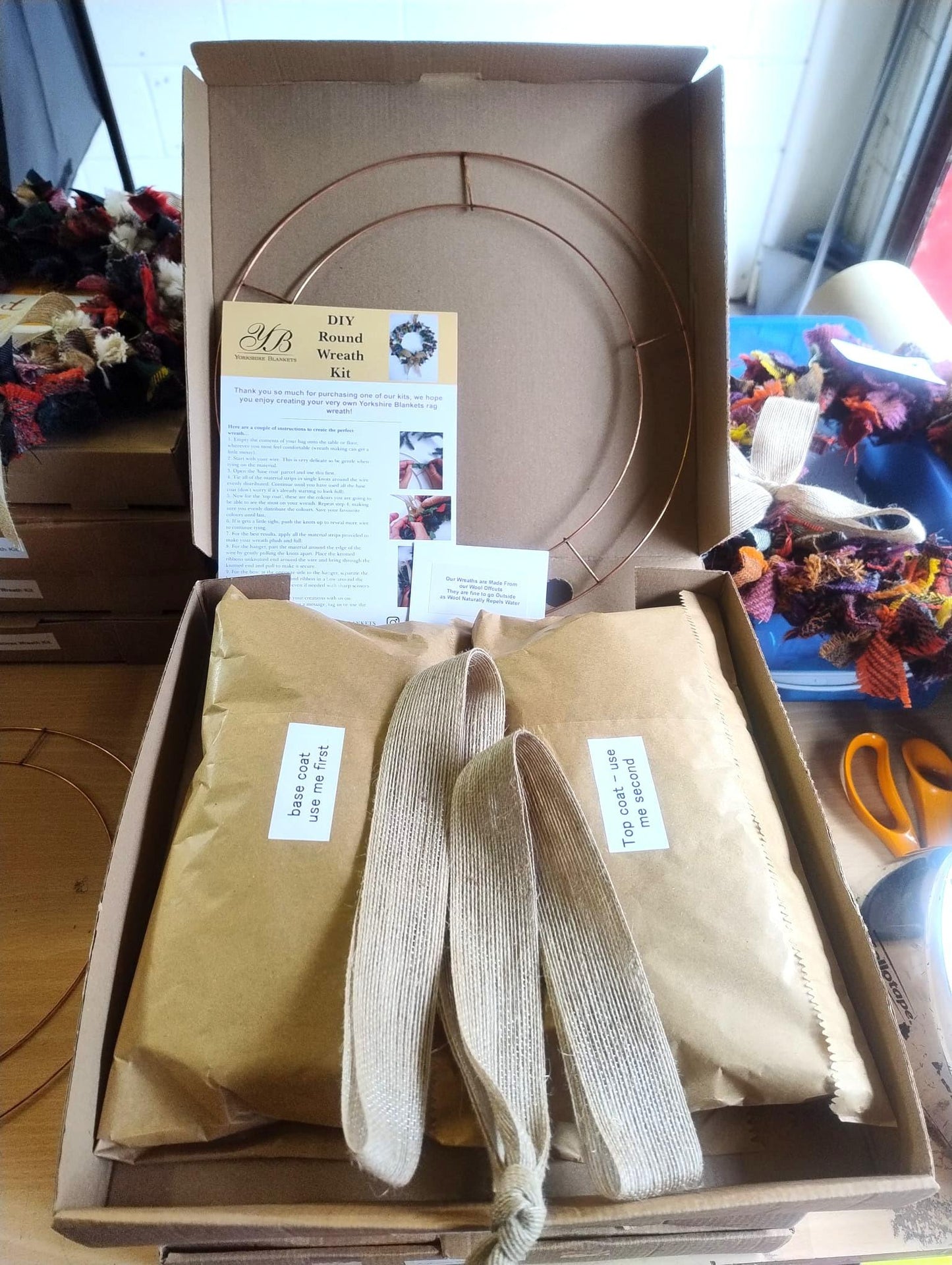 Rag wreath kit