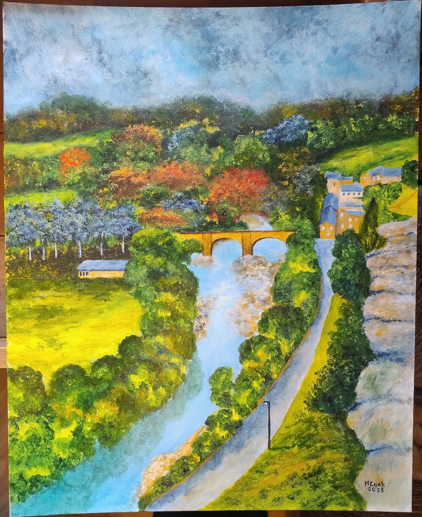 Original acrylic painting - Richmond 2 (40 x 50cm)