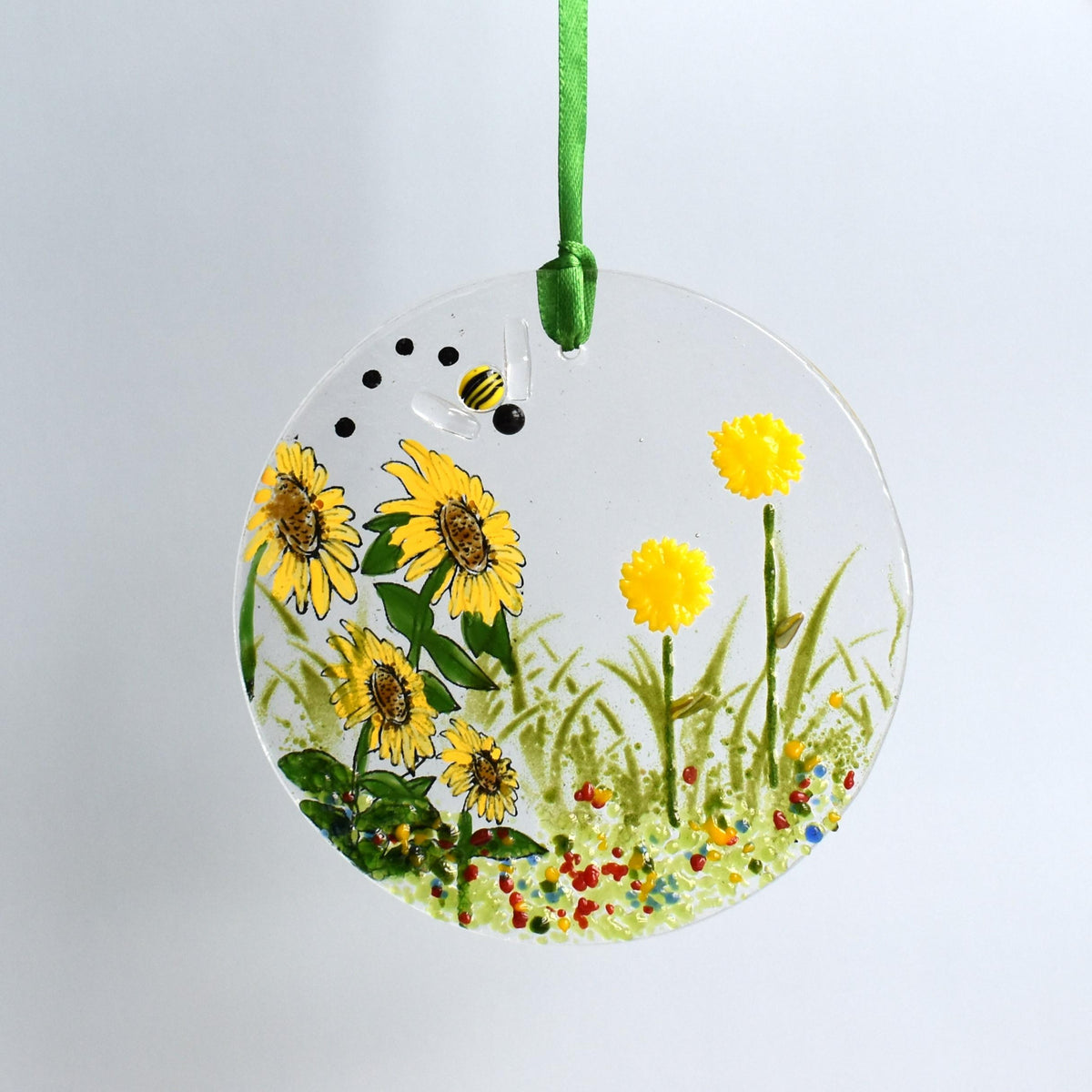 Fused glass suncatchers