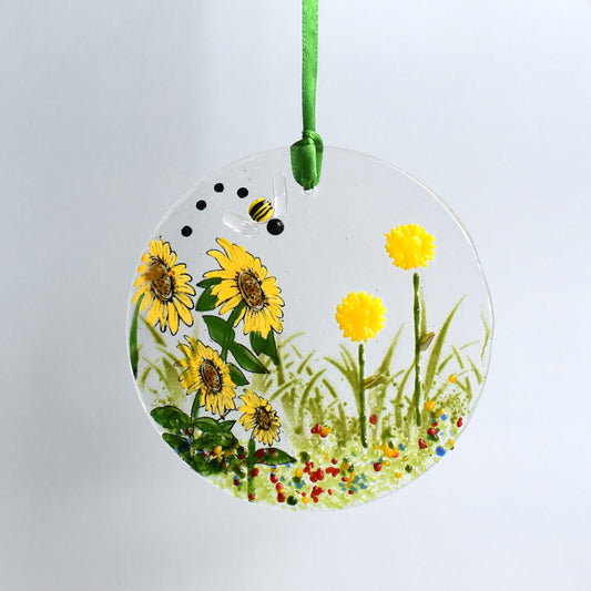 Fused glass suncatchers