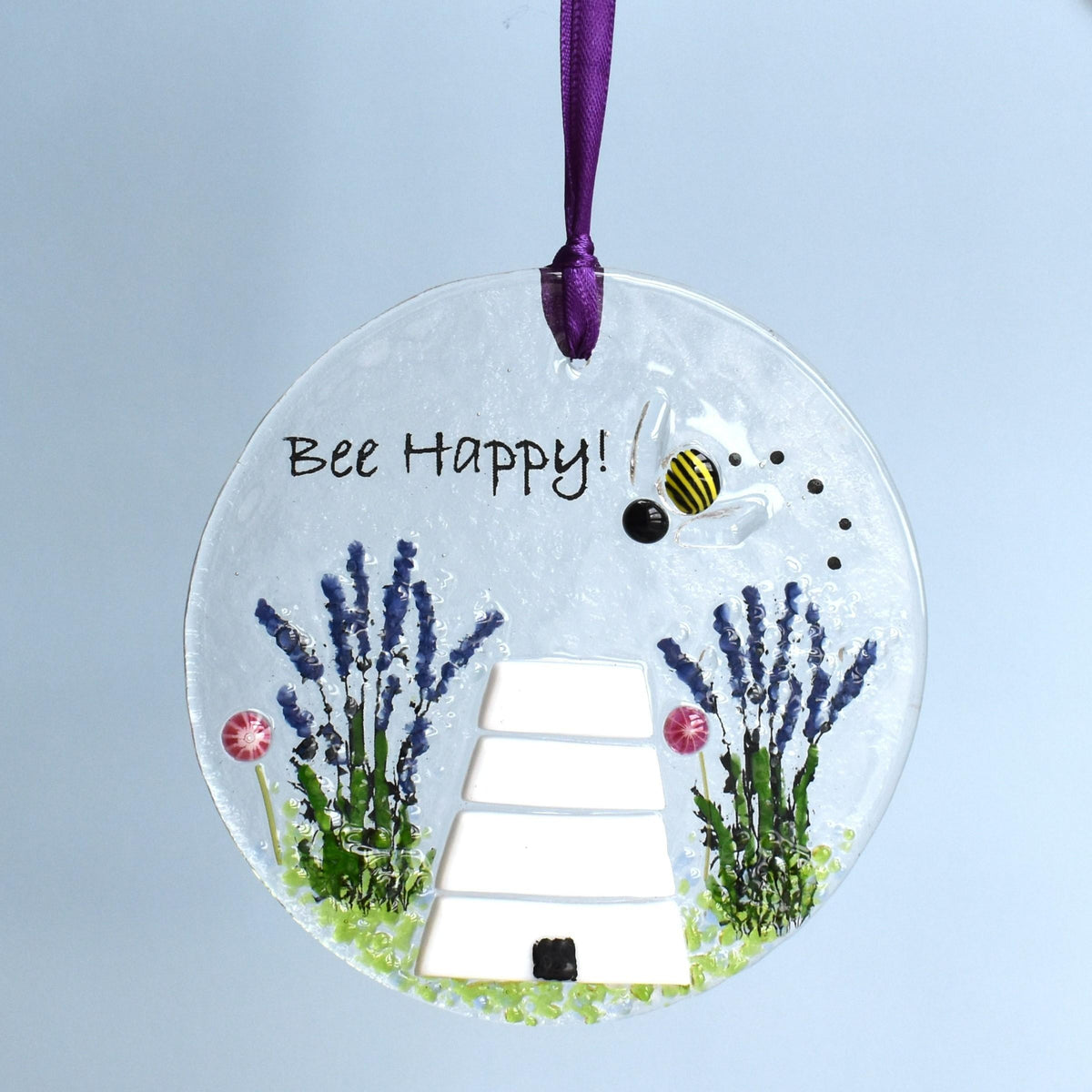 Fused glass suncatchers